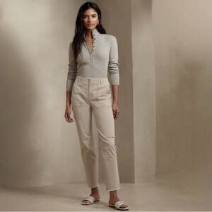 Banana Republic Girlfriend Authentic Chino In Sanded Khaki‎ Women’s Size 12P